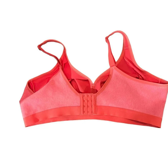 Cacique Light Support Seamless Wire-Free Coral Sports Bra Size 46DD - Picture 4 of 4